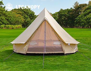 canvas-family-tent-military-canopy-lttarp-camping-bell tent (3)